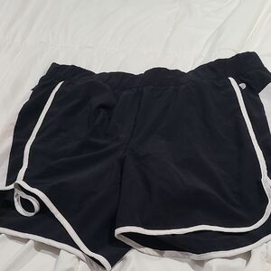 Livi Active Black and White Athletic Shorts